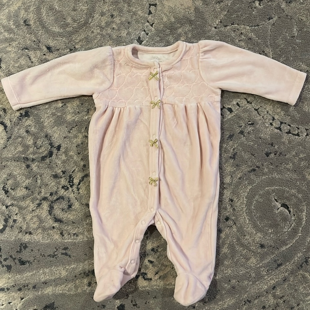 Koala Baby onesie w/ gold bows